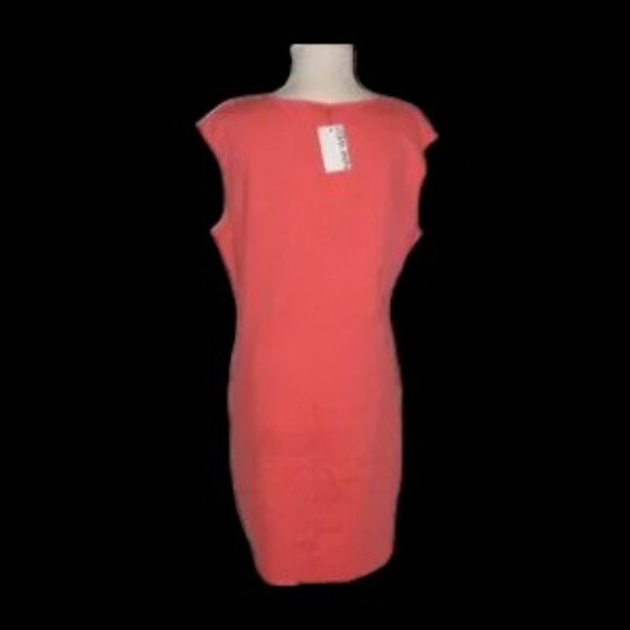 NWT Nine West Coal Bodycon Dress Fitted Sleeveless SZ XL - Picture 4 of 4